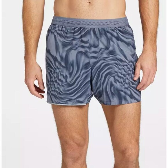 VRST 5" Velocity Run Shorts Men's Size 2XL Ripple Gray Brief Liner Athletic Fit - Picture 1 of 9